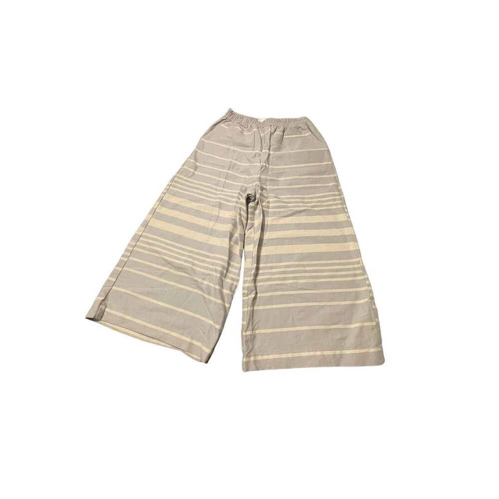 Myfots Pant Capri 100% Cotton Stripes Hippie Size Small‎